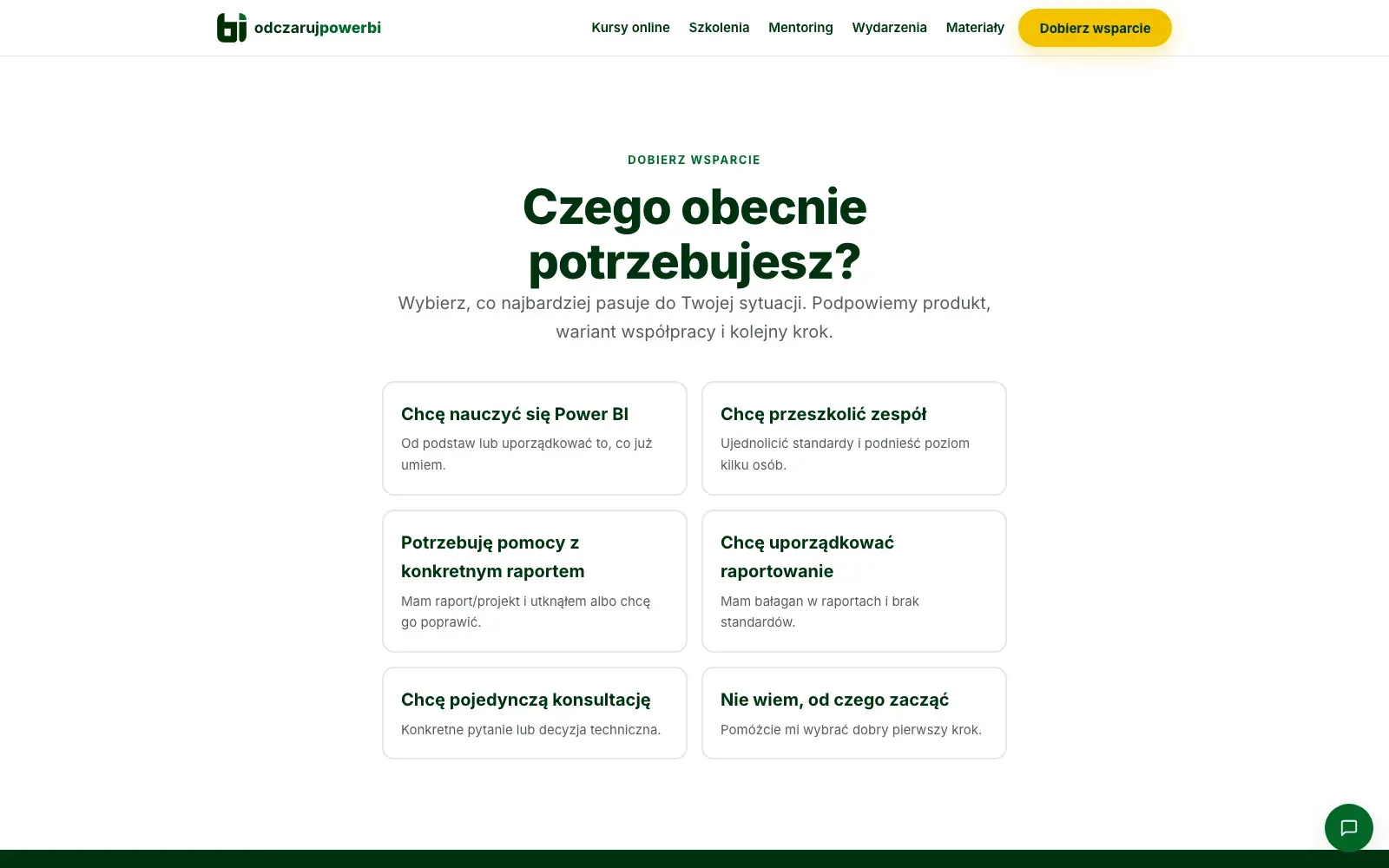 Diagnoza dla kogoś, kto nie wie, od czego zacząć.