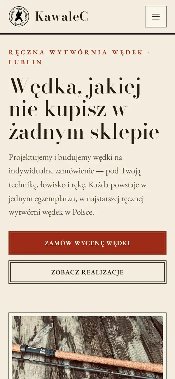 Telefon: układ zaprojektowany od małego ekranu.