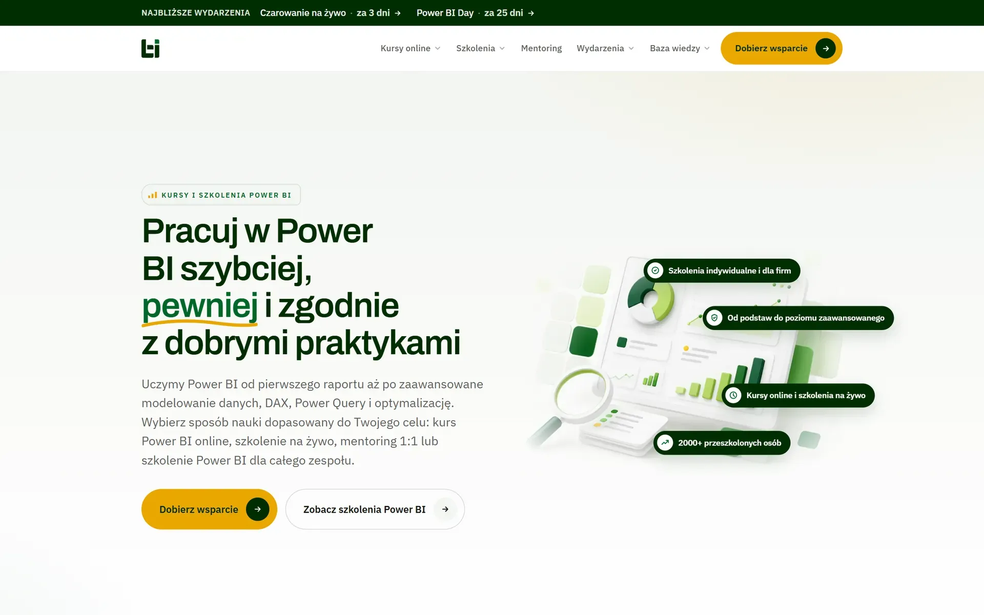 Otwórz stronę: Odczaruj Power BI